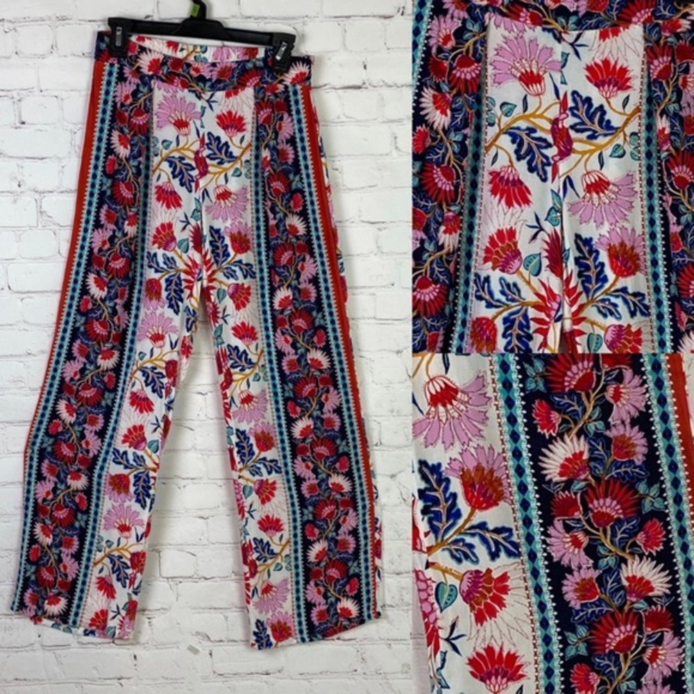 Gypsies & Moondust Boho Print Crinkly Chillin Pants